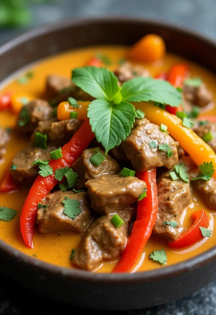 25+ Beef and Peppers Stir Fry Recipes for Quick Weeknight Dinners 62 25+ Beef and Peppers Stir Fry Recipes for Quick Weeknight Dinners - 10. Beef and Pepper Coconut Curry Stir Fry