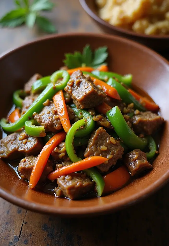 25+ Beef and Peppers Stir Fry Recipes for Quick Weeknight Dinners 125 25+ Beef and Peppers Stir Fry Recipes for Quick Weeknight Dinners - 19. Beef and Green Pepper Stir Fry with Hoisin Sauce