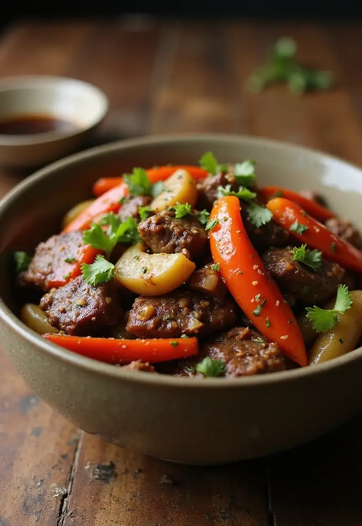 25+ Beef and Peppers Stir Fry Recipes for Quick Weeknight Dinners 139 25+ Beef and Peppers Stir Fry Recipes for Quick Weeknight Dinners - 21. Beef and Pepper Stir Fry with Ginger Soy Sauce