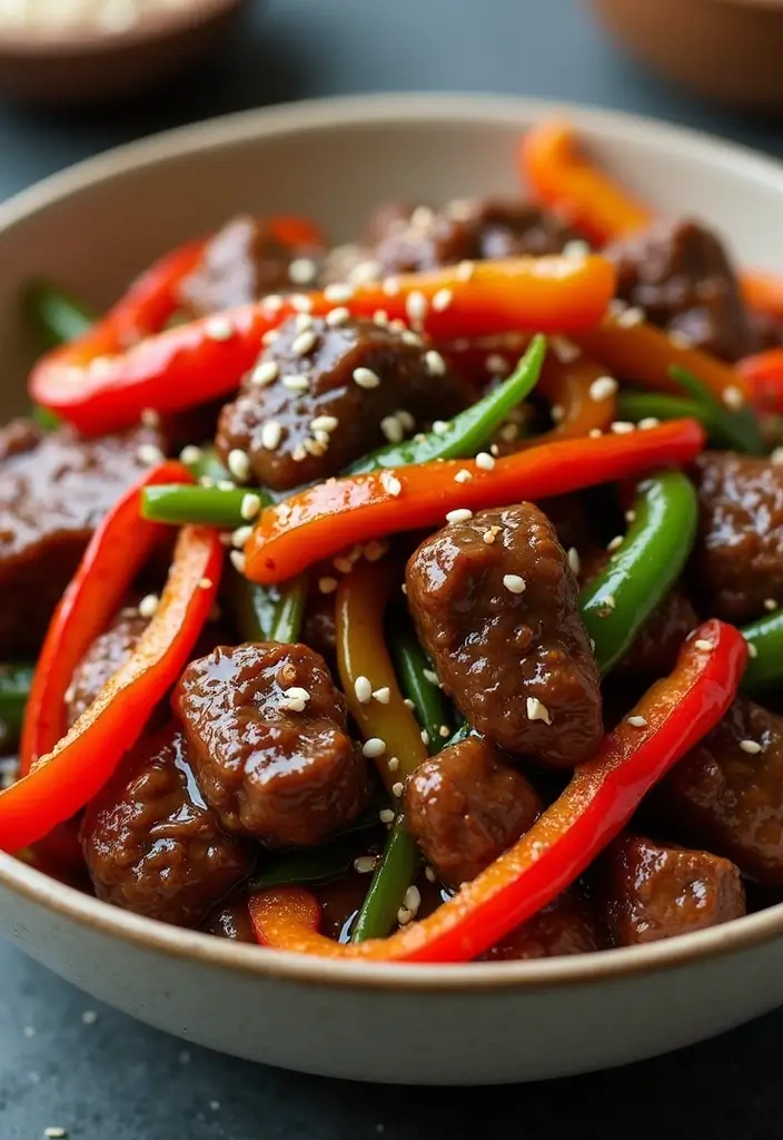 25+ Beef and Peppers Stir Fry Recipes for Quick Weeknight Dinners 15 25+ Beef and Peppers Stir Fry Recipes for Quick Weeknight Dinners - 3. Beef and Pepper Teriyaki Stir Fry