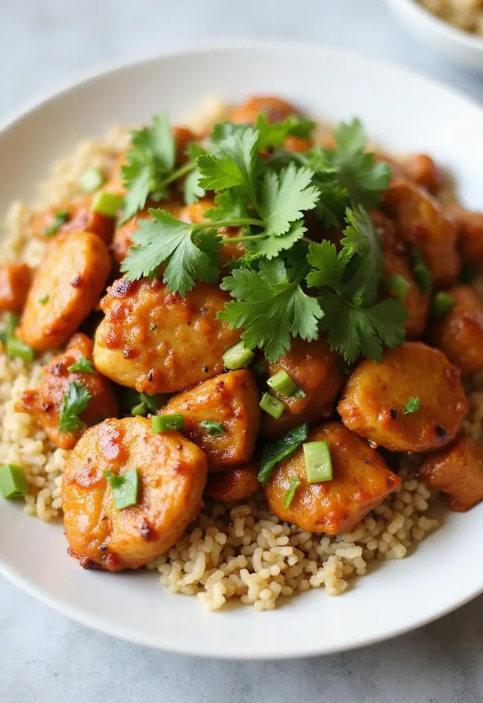25 Bourbon Chicken Stir Fry Recipes for Sweet-Savory Lovers 122 25 Bourbon Chicken Stir Fry Recipes for Sweet-Savory Lovers - 18. Bourbon Chicken with Cilantro