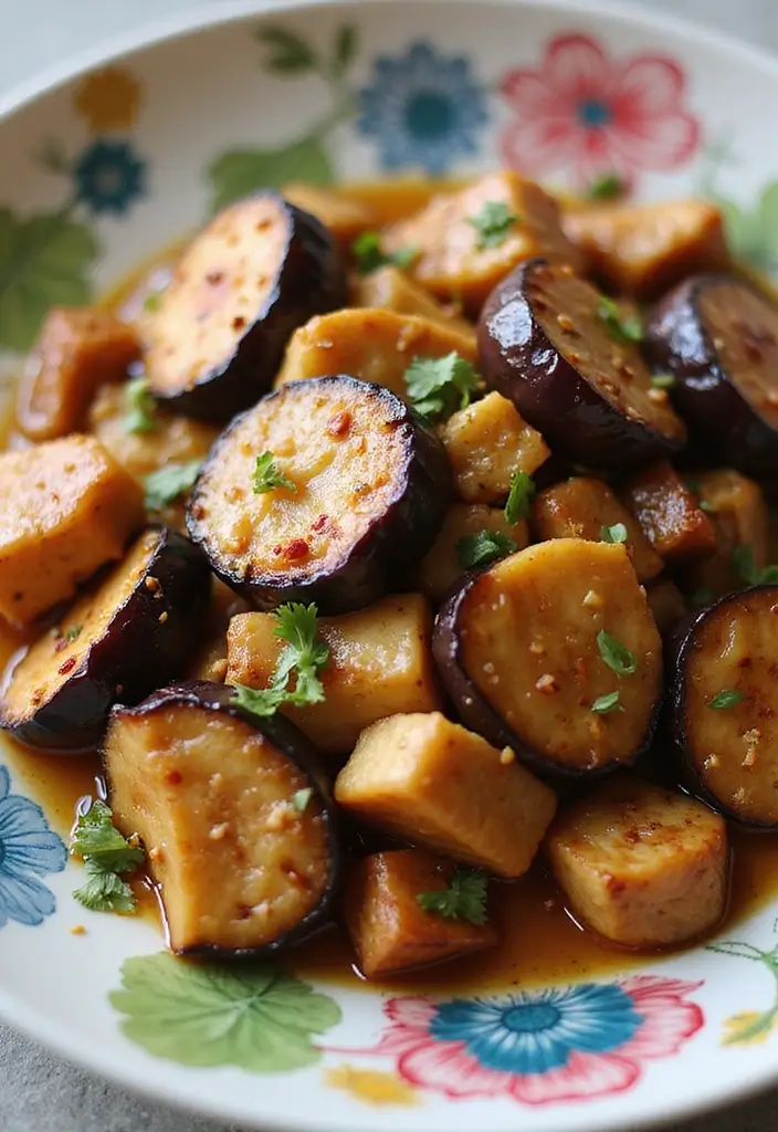 25 Bourbon Chicken Stir Fry Recipes for Sweet-Savory Lovers 131 25 Bourbon Chicken Stir Fry Recipes for Sweet-Savory Lovers - 19. Bourbon Chicken with Eggplant