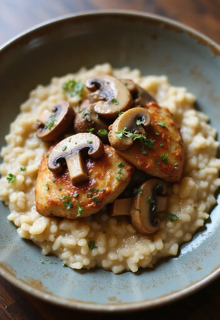25 Bourbon Chicken Stir Fry Recipes for Sweet-Savory Lovers 150 25 Bourbon Chicken Stir Fry Recipes for Sweet-Savory Lovers - 22. Bourbon Chicken with Mushroom Risotto