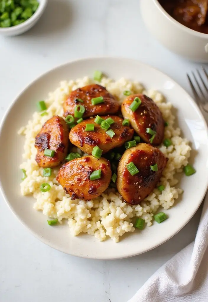 25 Bourbon Chicken Stir Fry Recipes for Sweet-Savory Lovers 15 25 Bourbon Chicken Stir Fry Recipes for Sweet-Savory Lovers - 3. Bourbon Chicken with Cauliflower Rice