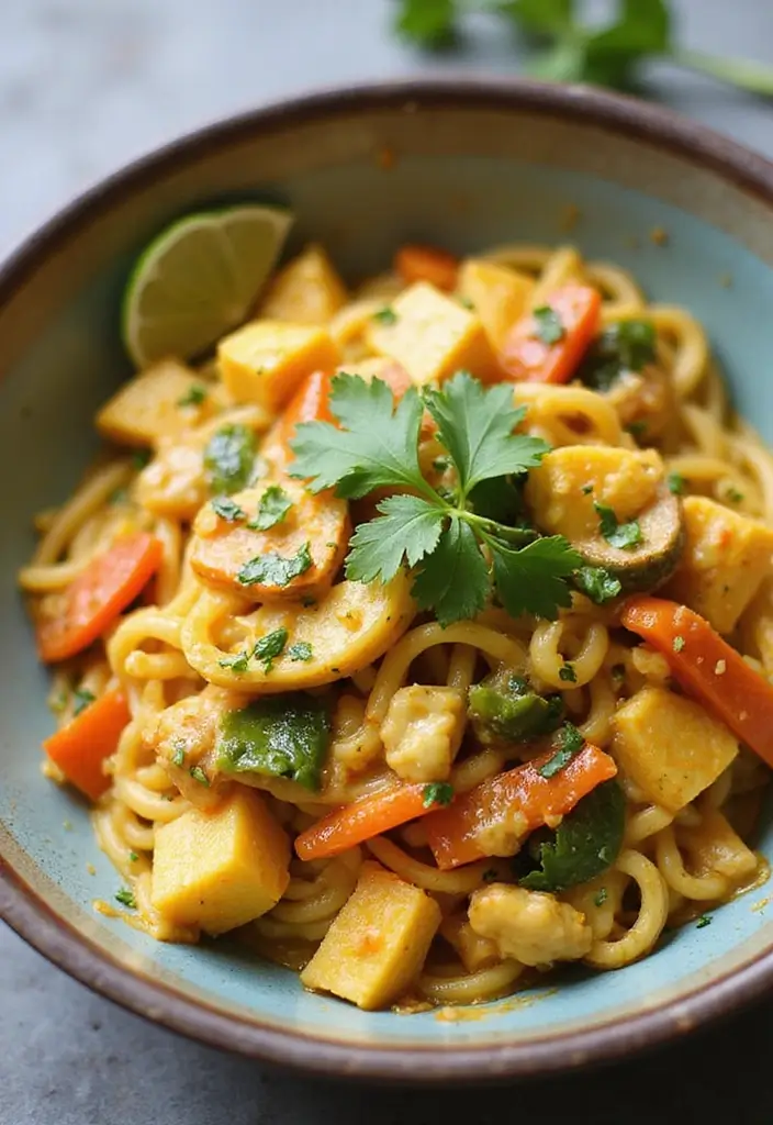 25 Egg Noodle Stir Fry Recipes for Comforting Dinners 69 25 Egg Noodle Stir Fry Recipes for Comforting Dinners - 11. Curry Coconut Egg Noodle Stir Fry