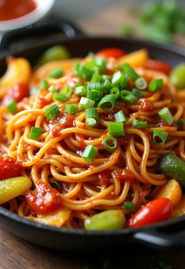 25 Egg Noodle Stir Fry Recipes for Comforting Dinners 90 25 Egg Noodle Stir Fry Recipes for Comforting Dinners - 14. BBQ Egg Noodle Stir Fry