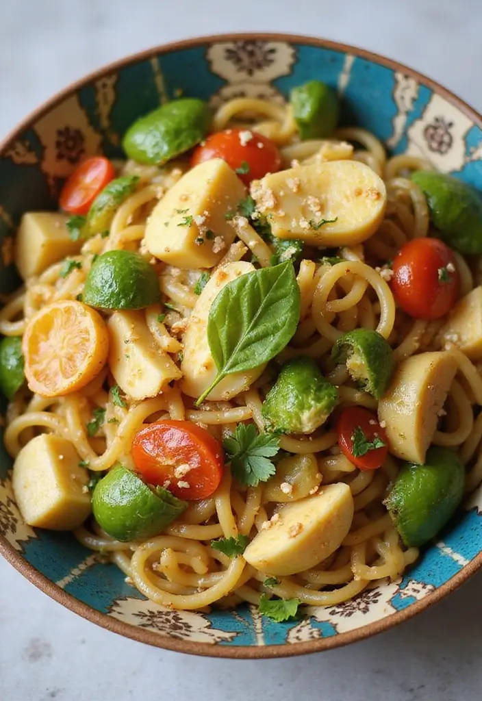 25 Egg Noodle Stir Fry Recipes for Comforting Dinners 153 25 Egg Noodle Stir Fry Recipes for Comforting Dinners - 23. Egg Noodle Stir Fry with Artichokes
