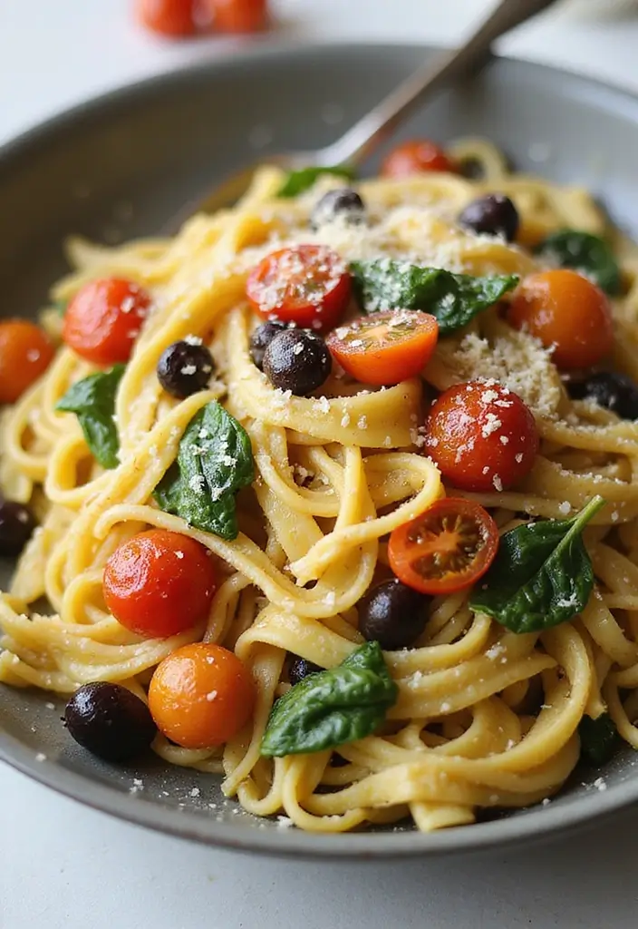 25 Egg Noodle Stir Fry Recipes for Comforting Dinners 43 25 Egg Noodle Stir Fry Recipes for Comforting Dinners - 7. Mediterranean Egg Noodle Stir Fry