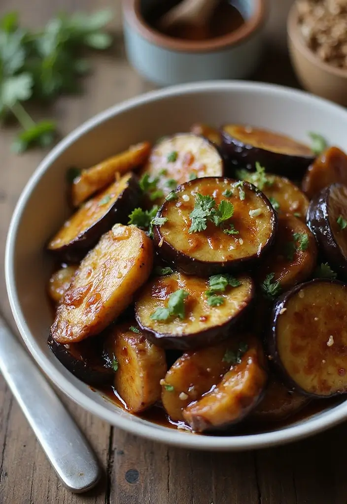 25 Eggplant Stir Fry Recipes for a Savory Plant-Based Meal 105 25 Eggplant Stir Fry Recipes for a Savory Plant-Based Meal - 17. Honey Garlic Eggplant Stir Fry