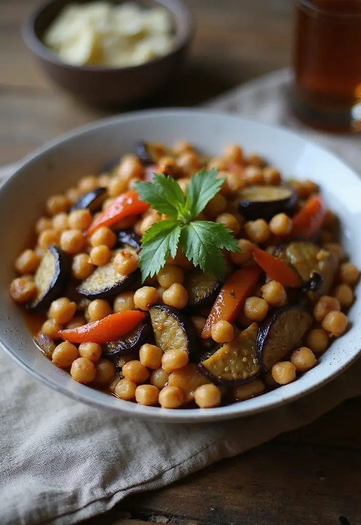 25 Eggplant Stir Fry Recipes for a Savory Plant-Based Meal 157 25 Eggplant Stir Fry Recipes for a Savory Plant-Based Meal - 25. Eggplant and Chickpea Stir Fry