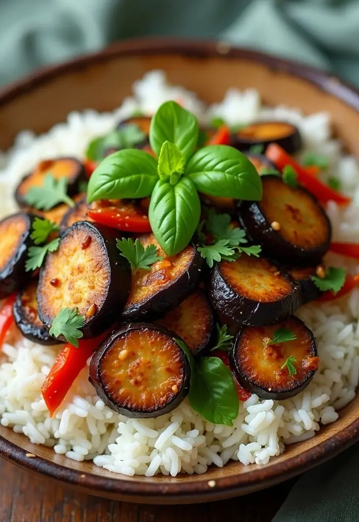 25 Eggplant Stir Fry Recipes for a Savory Plant-Based Meal 13 25 Eggplant Stir Fry Recipes for a Savory Plant-Based Meal - 3. Thai Basil Eggplant Stir Fry