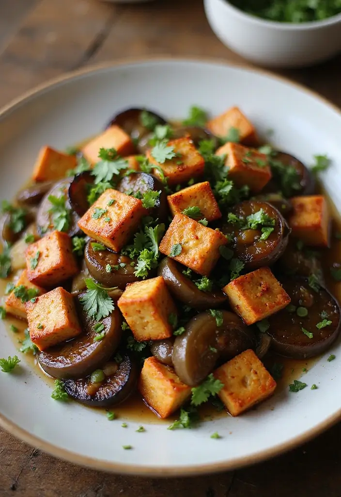 25 Eggplant Stir Fry Recipes for a Savory Plant-Based Meal 18 25 Eggplant Stir Fry Recipes for a Savory Plant-Based Meal - 4. Eggplant and Tofu Stir Fry