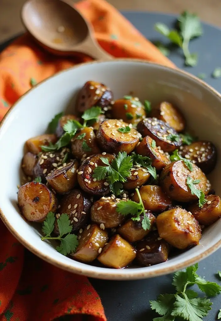 25 Eggplant Stir Fry Recipes for a Savory Plant-Based Meal 25 25 Eggplant Stir Fry Recipes for a Savory Plant-Based Meal - 5. Sesame Eggplant Stir Fry