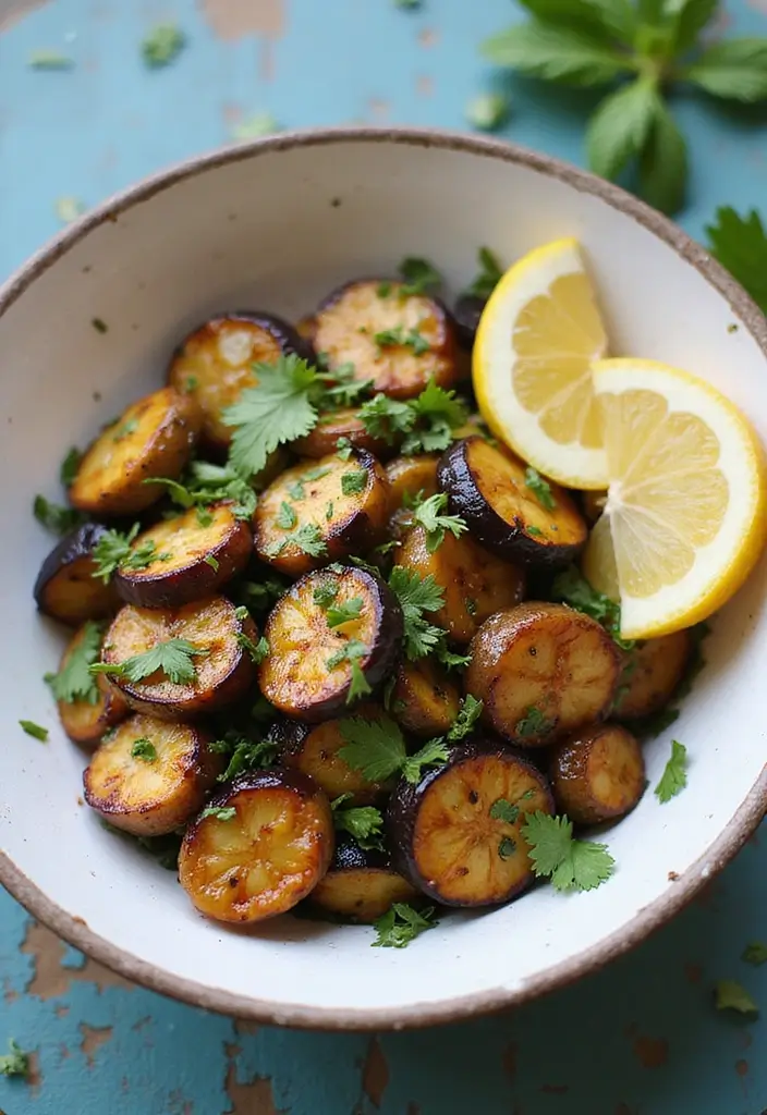 25 Eggplant Stir Fry Recipes for a Savory Plant-Based Meal 46 25 Eggplant Stir Fry Recipes for a Savory Plant-Based Meal - 8. Lemon Garlic Eggplant Stir Fry