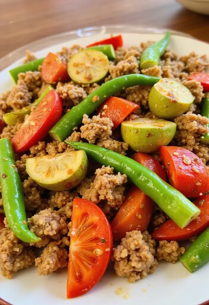 25+ Ground Pork Stir Fry Recipes Full of Umami Flavor 69 25+ Ground Pork Stir Fry Recipes Full of Umami Flavor - 11. Ground Pork and Vegetable Medley Stir Fry