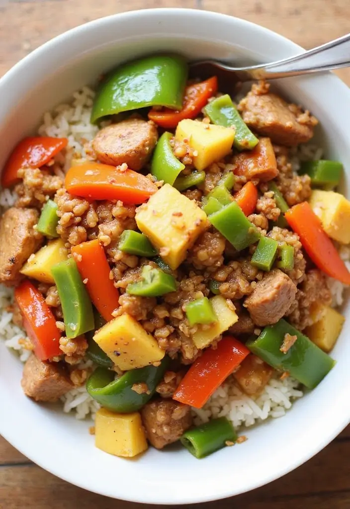 25+ Ground Pork Stir Fry Recipes Full of Umami Flavor 8 25+ Ground Pork Stir Fry Recipes Full of Umami Flavor - 2. Sweet and Sour Ground Pork Stir Fry