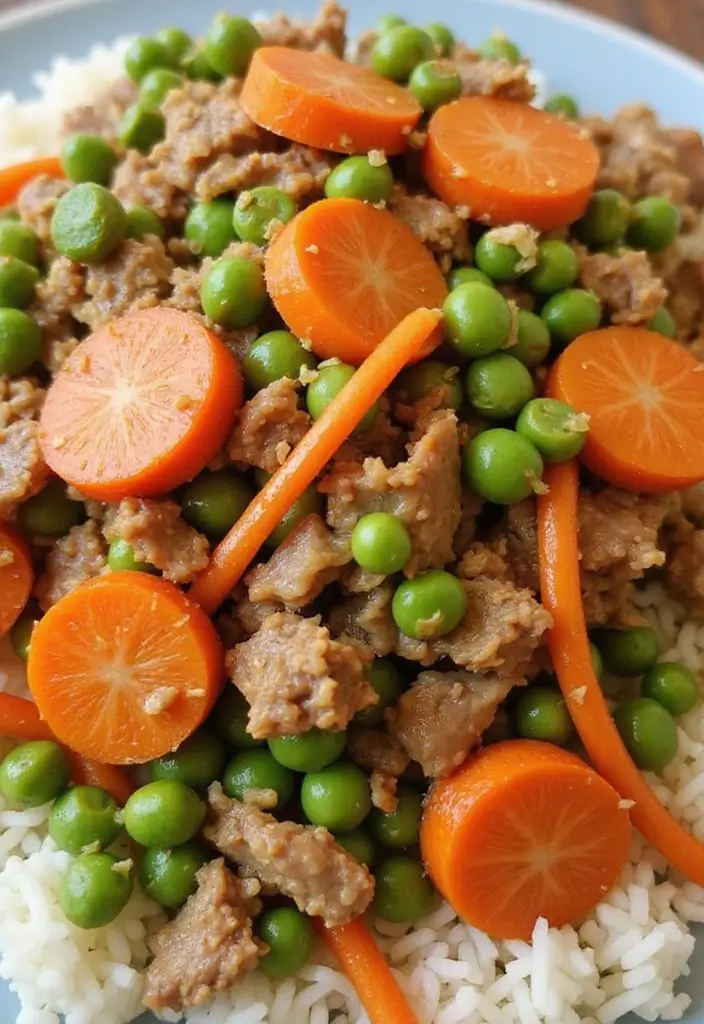25+ Ground Pork Stir Fry Recipes Full of Umami Flavor 130 25+ Ground Pork Stir Fry Recipes Full of Umami Flavor - 20. Ground Pork with Carrots and Peas Stir Fry