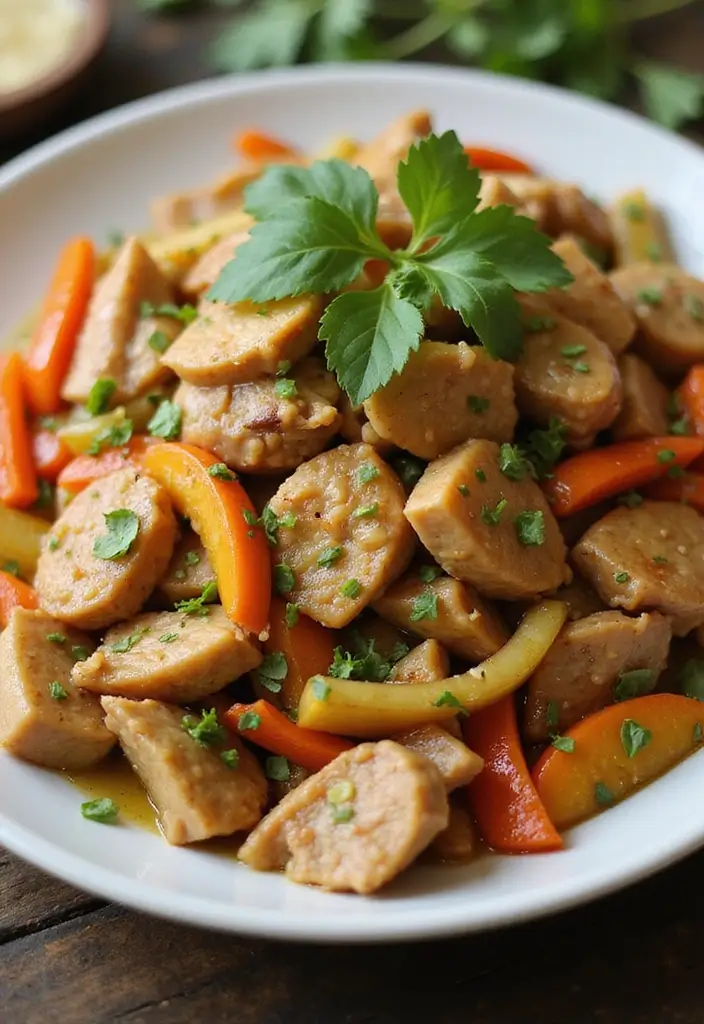 25 Ground Turkey Stir Fry Recipes for Light Meals 6 25 Ground Turkey Stir Fry Recipes for Light Meals - 2. Garlic and Ginger Turkey Stir Fry