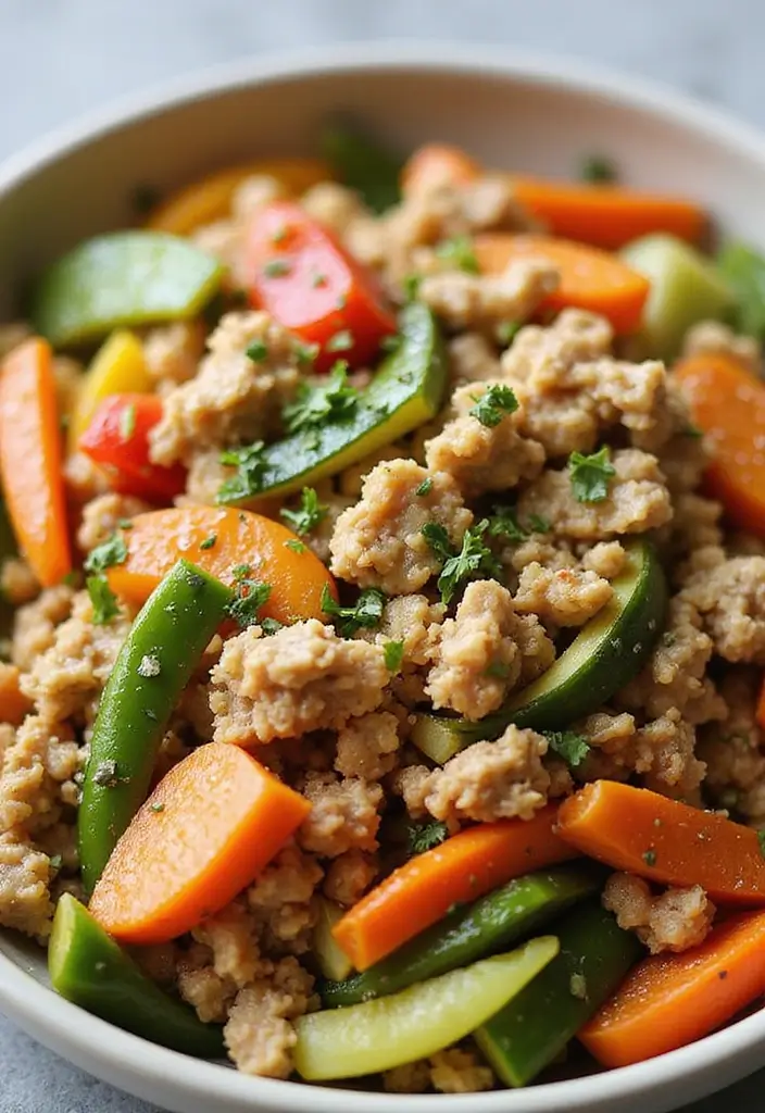 25 Ground Turkey Stir Fry Recipes for Light Meals 39 25 Ground Turkey Stir Fry Recipes for Light Meals - 7. Ground Turkey and Veggie Stir Fry