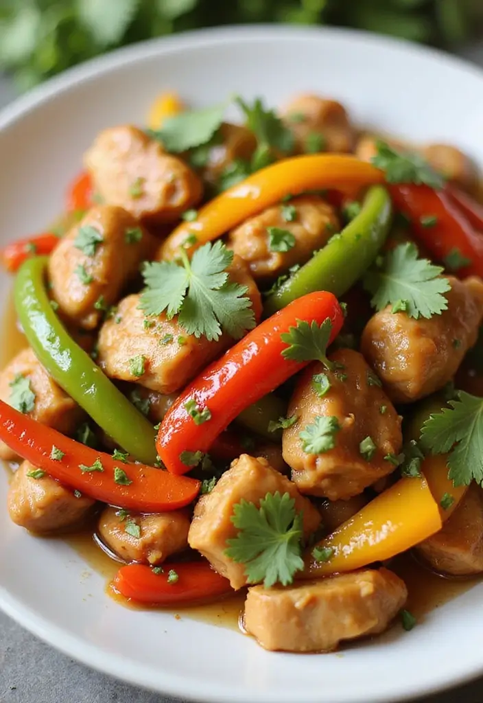 25 Honey Chicken Stir Fry Recipes with Sweet and Savory Flavor 81 25 Honey Chicken Stir Fry Recipes with Sweet and Savory Flavor - 13. Honey Cilantro Chicken Stir Fry