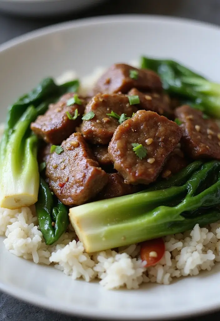 25+ Juicy Angus Beef Stir Fry Recipes You Must Try 90 25+ Juicy Angus Beef Stir Fry Recipes You Must Try - 14. Angus Beef with Bok Choy Stir Fry