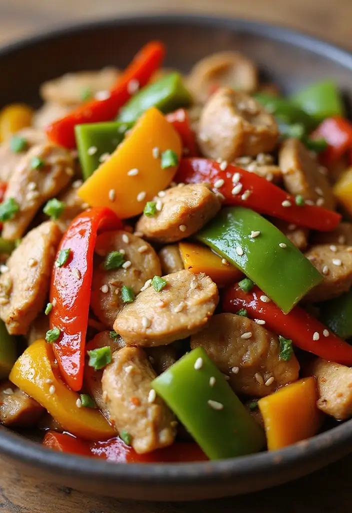 25 Leftover Turkey Stir Fry Recipes for Easy Weeknights 1 25 Leftover Turkey Stir Fry Recipes for Easy Weeknights - 1. Turkey and Bell Pepper Stir Fry