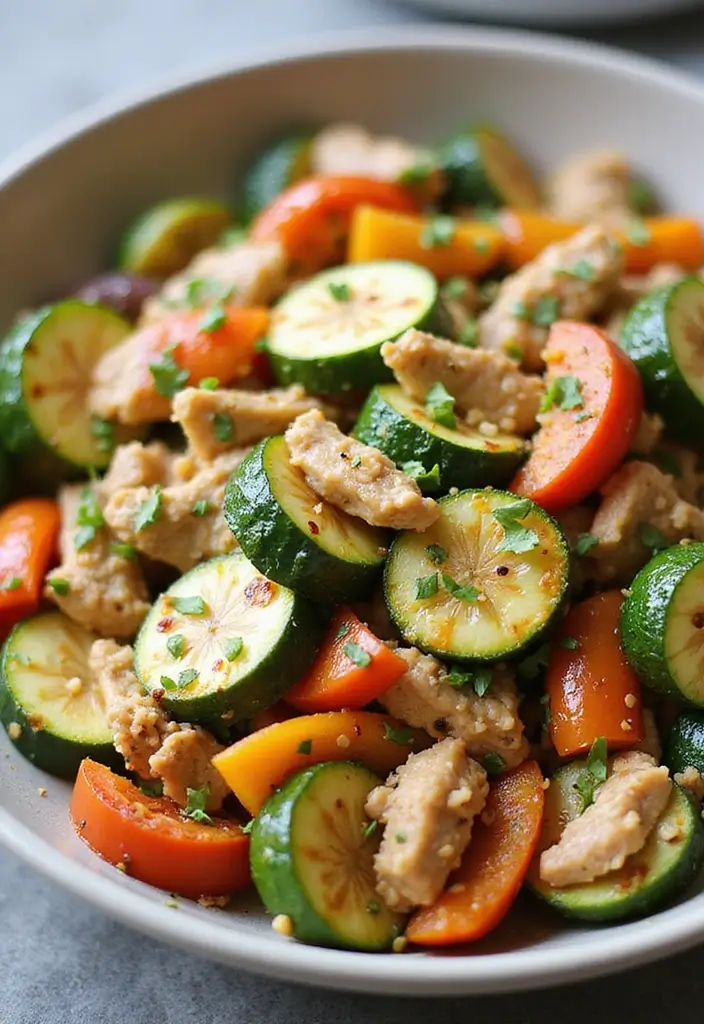 25 Leftover Turkey Stir Fry Recipes for Easy Weeknights 95 25 Leftover Turkey Stir Fry Recipes for Easy Weeknights - 15. Turkey and Zucchini Stir Fry