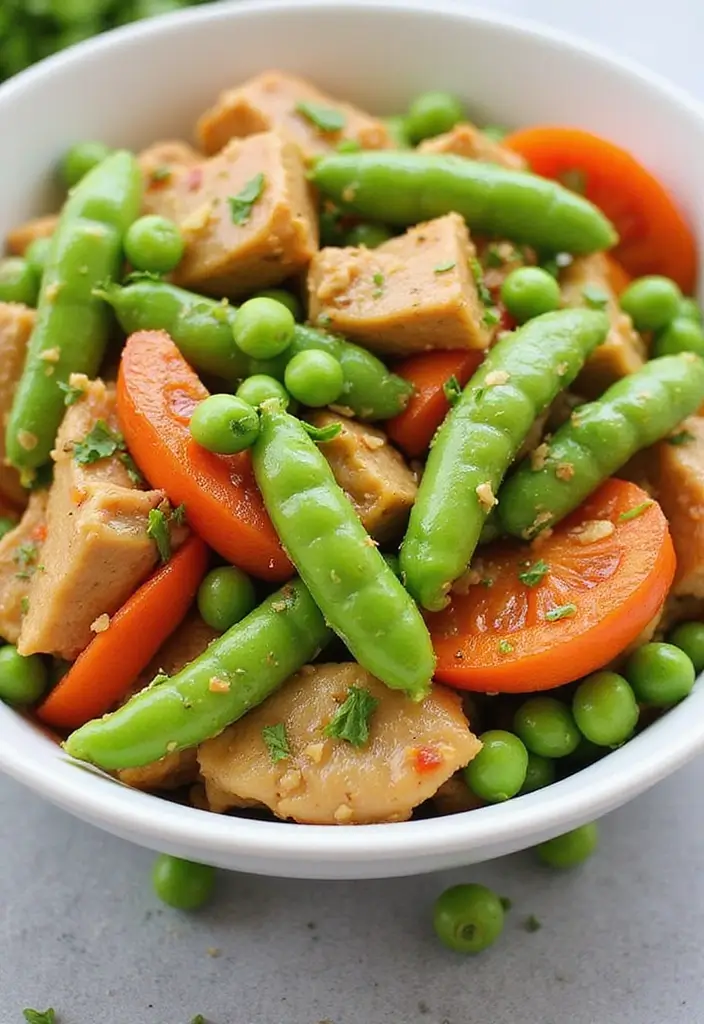 25 Leftover Turkey Stir Fry Recipes for Easy Weeknights 149 25 Leftover Turkey Stir Fry Recipes for Easy Weeknights - 23. Turkey and Pea Stir Fry