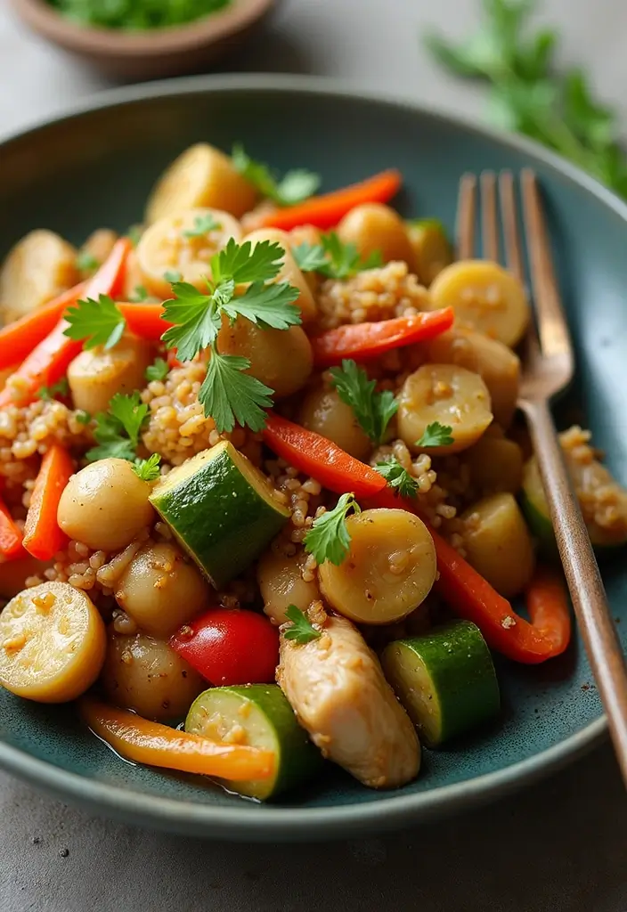 25 Leftover Turkey Stir Fry Recipes for Easy Weeknights 27 25 Leftover Turkey Stir Fry Recipes for Easy Weeknights - 5. Turkey and Vegetable Stir Fry with Peanut Sauce