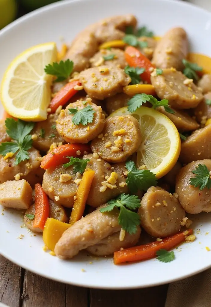 25 Leftover Turkey Stir Fry Recipes for Easy Weeknights 34 25 Leftover Turkey Stir Fry Recipes for Easy Weeknights - 6. Lemon Garlic Turkey Stir Fry
