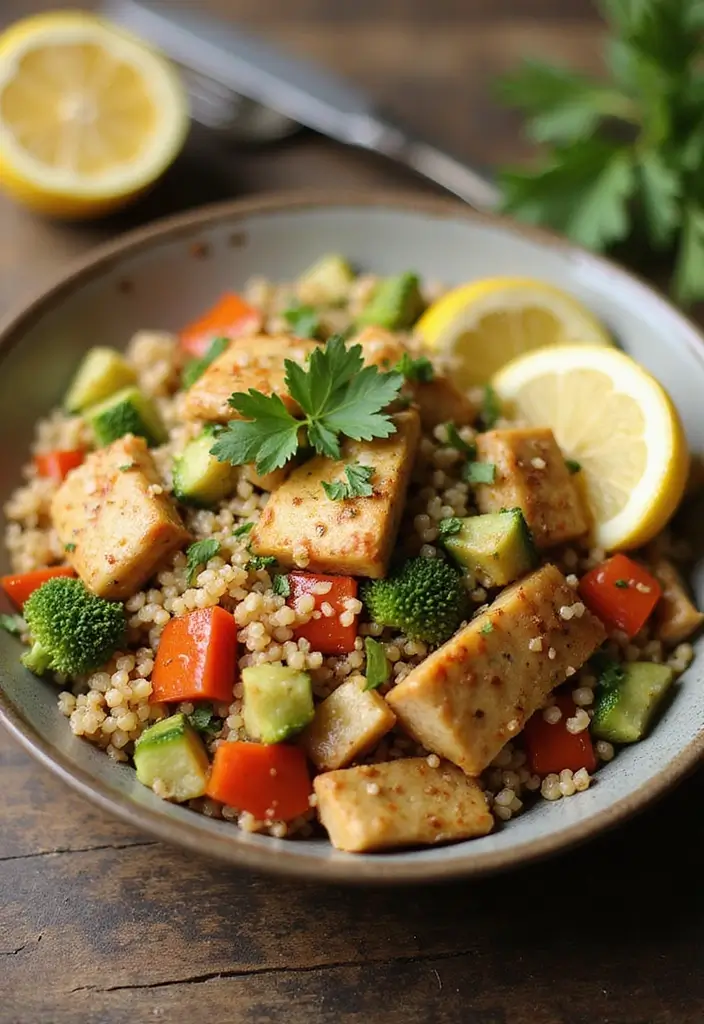 25 Lemon Chicken Stir Fry Recipes That Taste Fresh and Light 64 25 Lemon Chicken Stir Fry Recipes That Taste Fresh and Light - 10. Lemon Chicken and Quinoa Stir Fry
