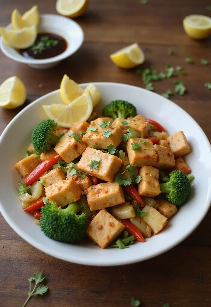 25 Lemon Chicken Stir Fry Recipes That Taste Fresh and Light 78 25 Lemon Chicken Stir Fry Recipes That Taste Fresh and Light - 12. Lemon Chicken Stir Fry with Tofu