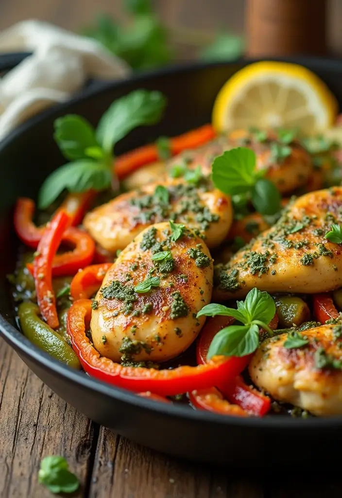 25 Lemon Chicken Stir Fry Recipes That Taste Fresh and Light 125 25 Lemon Chicken Stir Fry Recipes That Taste Fresh and Light - 19. Lemon Chicken Stir Fry with Pesto