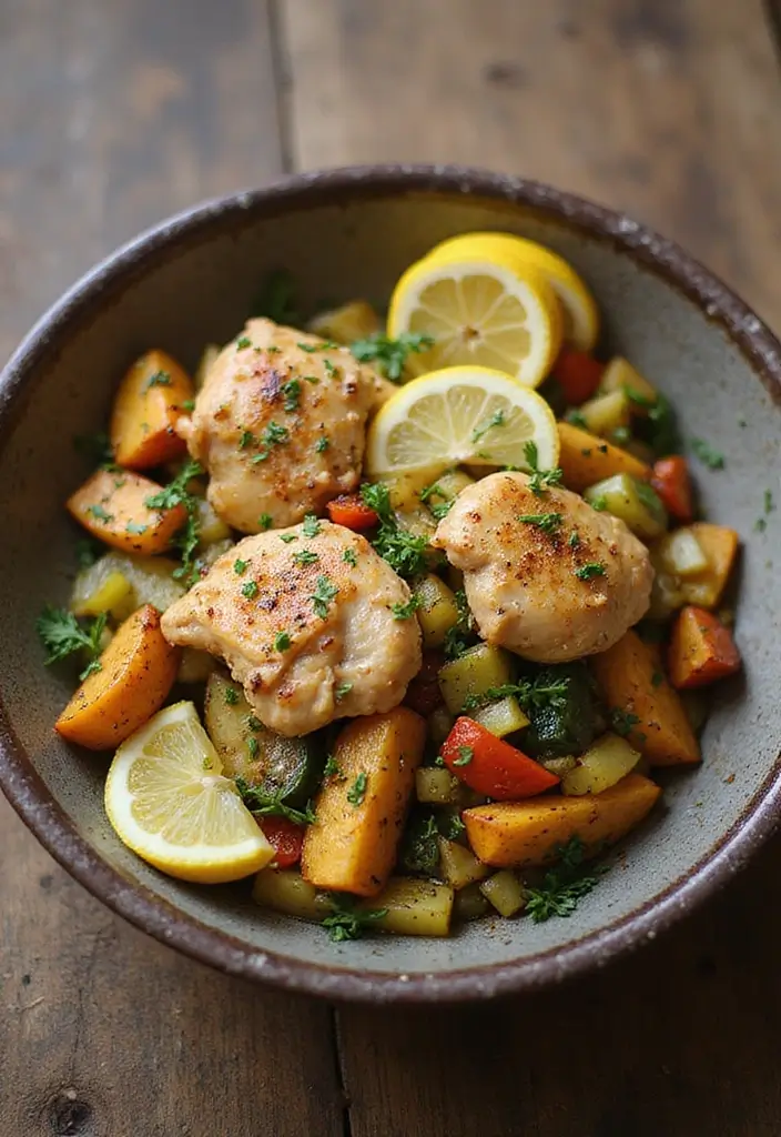 25 Lemon Chicken Stir Fry Recipes That Taste Fresh and Light 132 25 Lemon Chicken Stir Fry Recipes That Taste Fresh and Light - 20. Lemon Chicken Stir Fry with Roasted Veggies