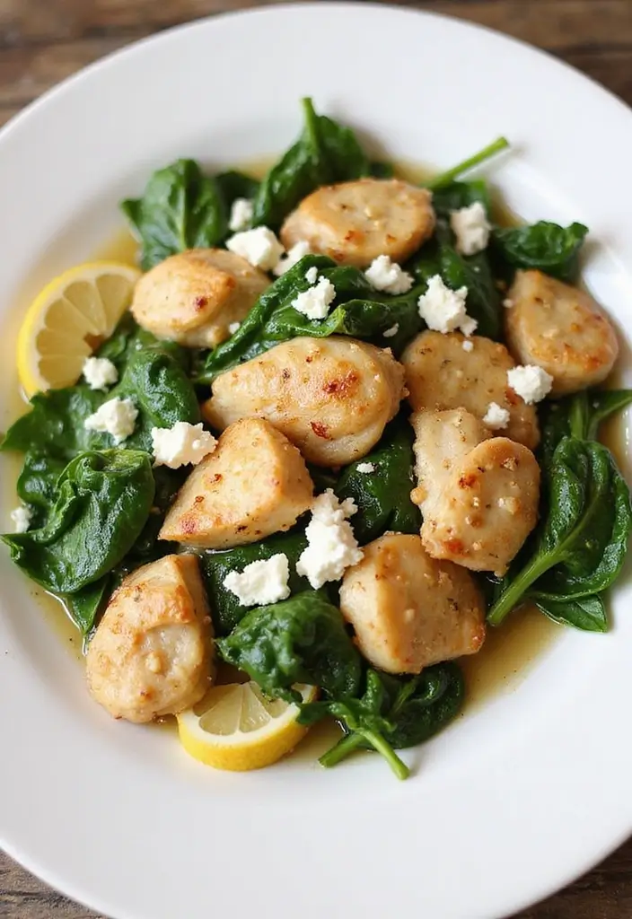 25 Lemon Chicken Stir Fry Recipes That Taste Fresh and Light 146 25 Lemon Chicken Stir Fry Recipes That Taste Fresh and Light - 22. Lemon Chicken Stir Fry with Spinach and Feta