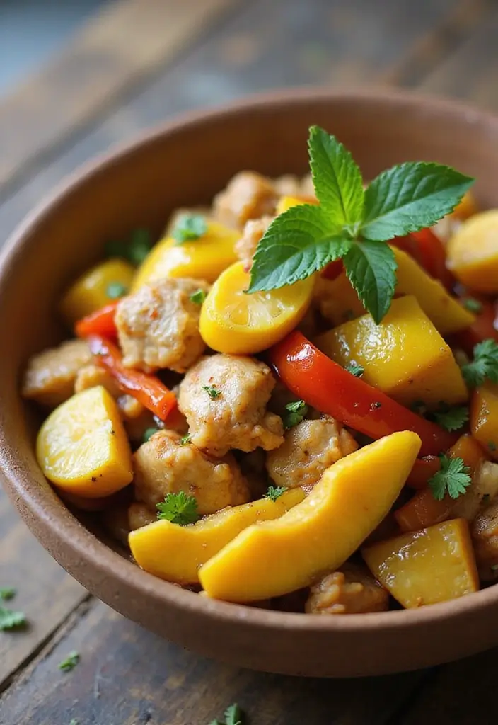 25 Lemon Chicken Stir Fry Recipes That Taste Fresh and Light 167 25 Lemon Chicken Stir Fry Recipes That Taste Fresh and Light - 25. Lemon Chicken Stir Fry with Mango