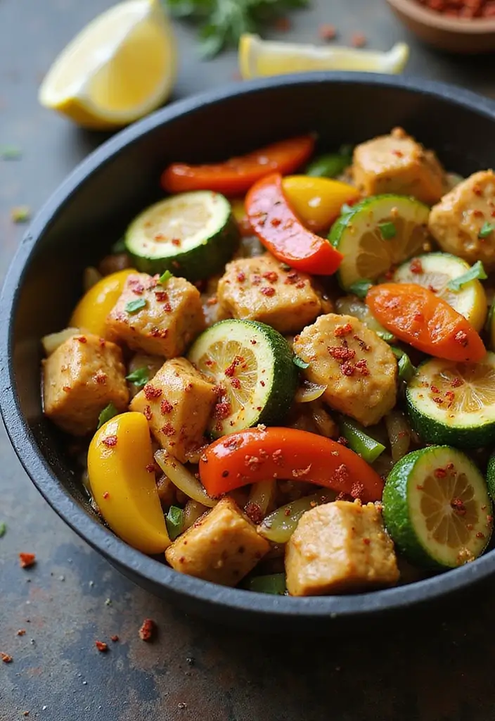 25 Lemon Chicken Stir Fry Recipes That Taste Fresh and Light 15 25 Lemon Chicken Stir Fry Recipes That Taste Fresh and Light - 3. Spicy Lemon Chicken Stir Fry