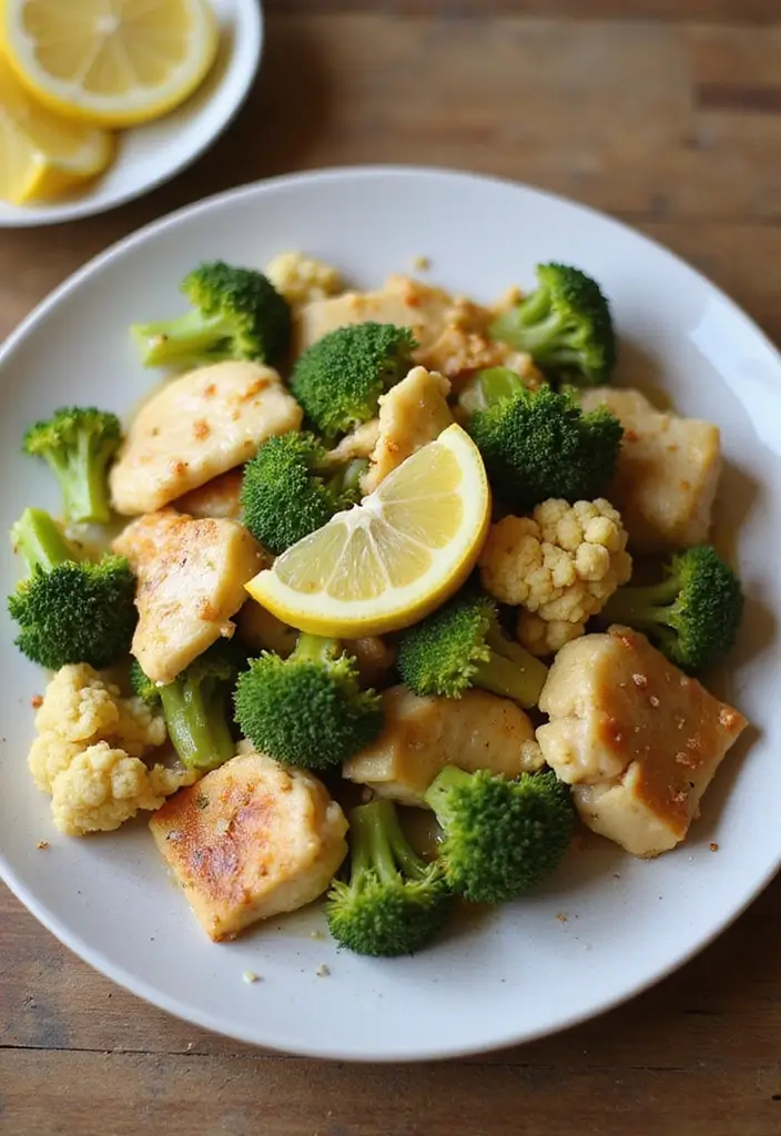 25 Lemon Chicken Stir Fry Recipes That Taste Fresh and Light 29 25 Lemon Chicken Stir Fry Recipes That Taste Fresh and Light - 5. Lemon Chicken Stir Fry with Broccoli and Cauliflower