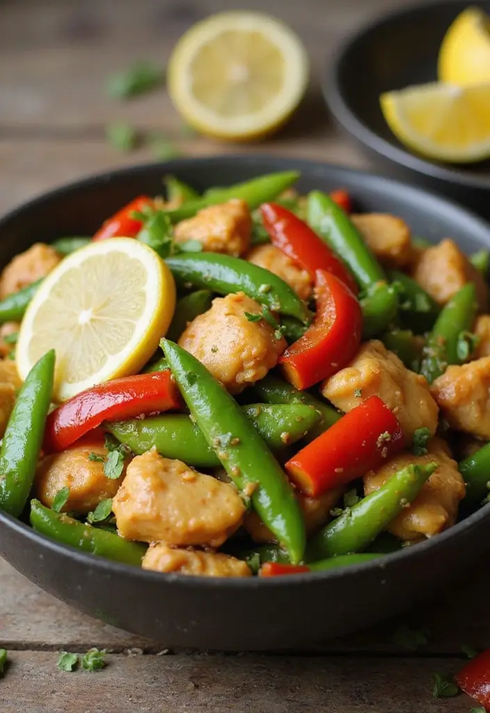 25 Lemon Chicken Stir Fry Recipes That Taste Fresh and Light 36 25 Lemon Chicken Stir Fry Recipes That Taste Fresh and Light - 6. Lemon Chicken Stir Fry with Snow Peas