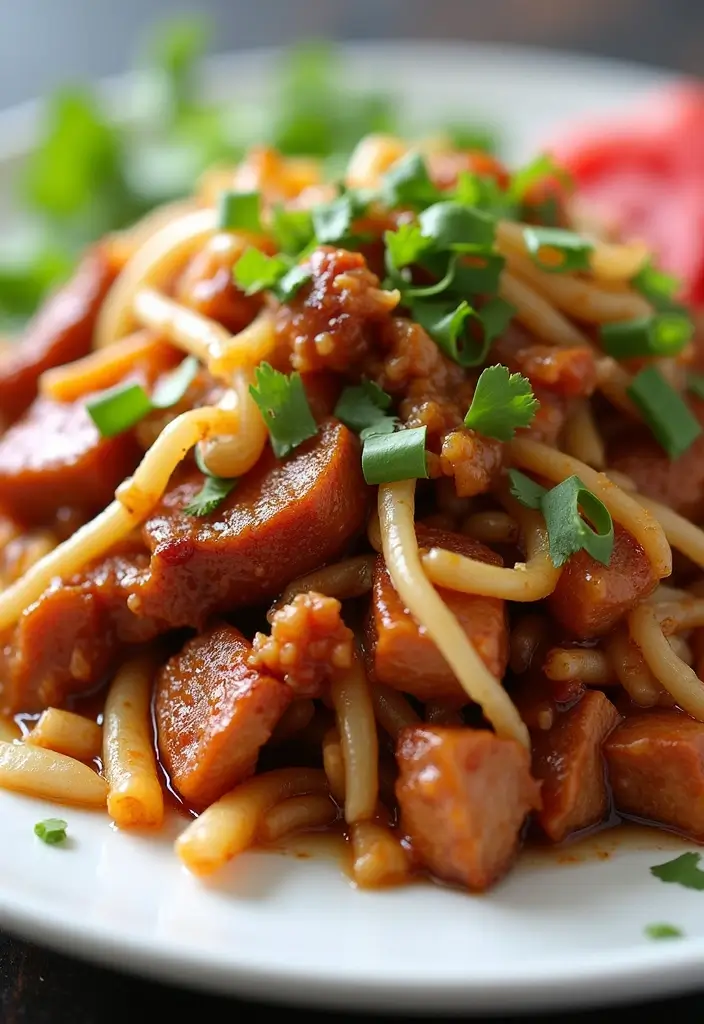 25 Quick Stir Fry Recipes Using Coleslaw Mix 85 25 Quick Stir Fry Recipes Using Coleslaw Mix - 13. BBQ Pork Coleslaw Stir Fry