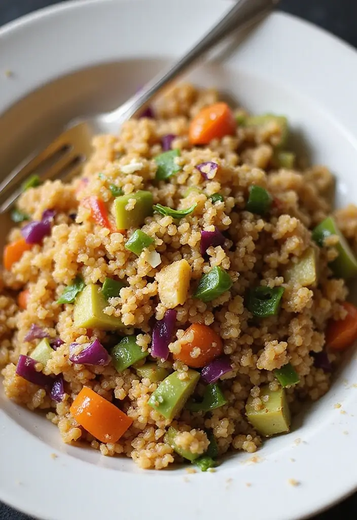 25 Quick Stir Fry Recipes Using Coleslaw Mix 167 25 Quick Stir Fry Recipes Using Coleslaw Mix - 25. Savory Quinoa & Coleslaw Stir Fry