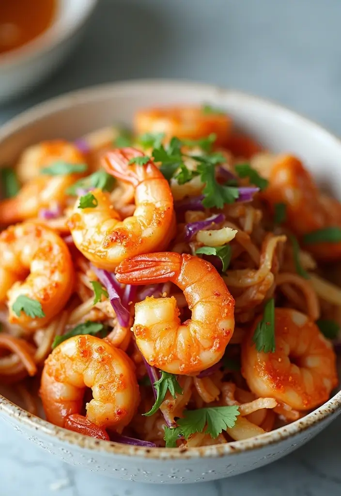 25 Quick Stir Fry Recipes Using Coleslaw Mix 15 25 Quick Stir Fry Recipes Using Coleslaw Mix - 3. Shrimp & Spicy Coleslaw Stir Fry