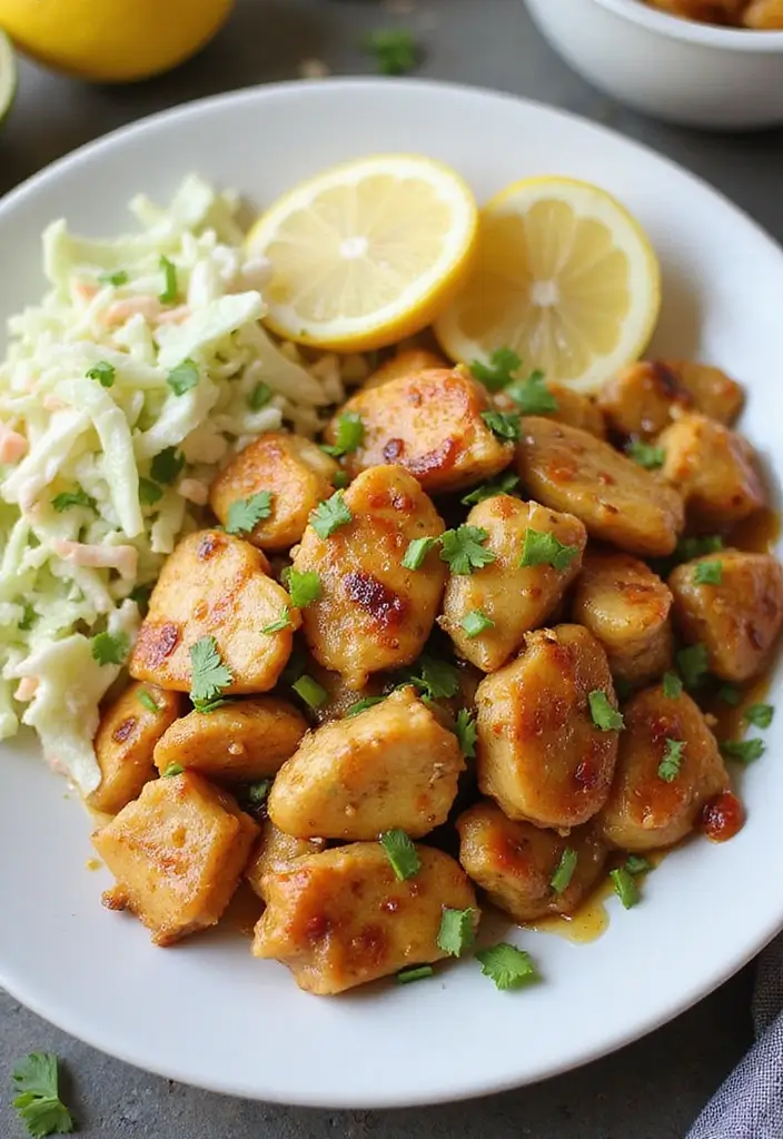 25 Quick Stir Fry Recipes Using Coleslaw Mix 43 25 Quick Stir Fry Recipes Using Coleslaw Mix - 7. Garlic Lemon Chicken & Coleslaw Stir Fry