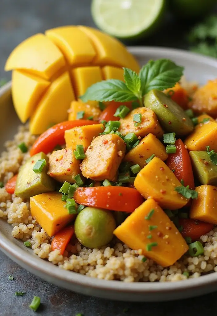 25 Spicy Chicken Stir Fry Recipes for Heat Lovers 97 25 Spicy Chicken Stir Fry Recipes for Heat Lovers - 15. Zesty Mango Chicken Stir Fry