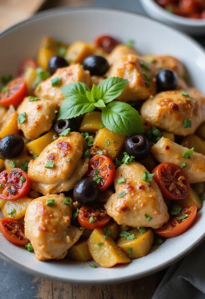 25 Stir Fry Meat Recipes for Quick and Delicious Meals 88 25 Stir Fry Meat Recipes for Quick and Delicious Meals - 14. Mediterranean Chicken Stir Fry