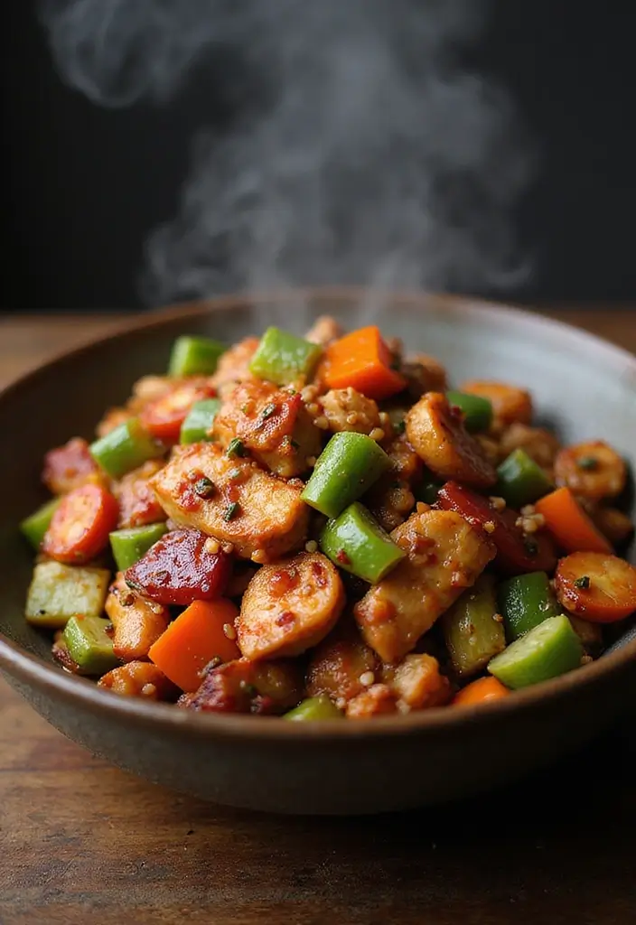 25 Stir Fry Meat Recipes for Quick and Delicious Meals 130 25 Stir Fry Meat Recipes for Quick and Delicious Meals - 20. BBQ Chicken and Veggie Stir Fry