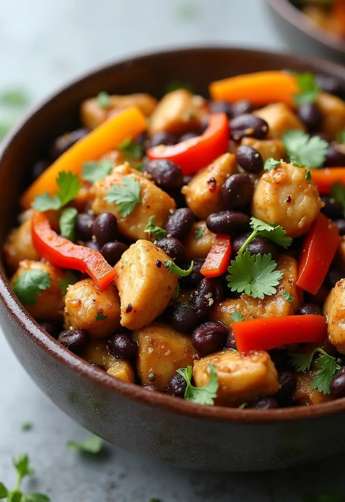 25 Stir Fry Meat Recipes for Quick and Delicious Meals 158 25 Stir Fry Meat Recipes for Quick and Delicious Meals - 24. Black Bean Chicken Stir Fry