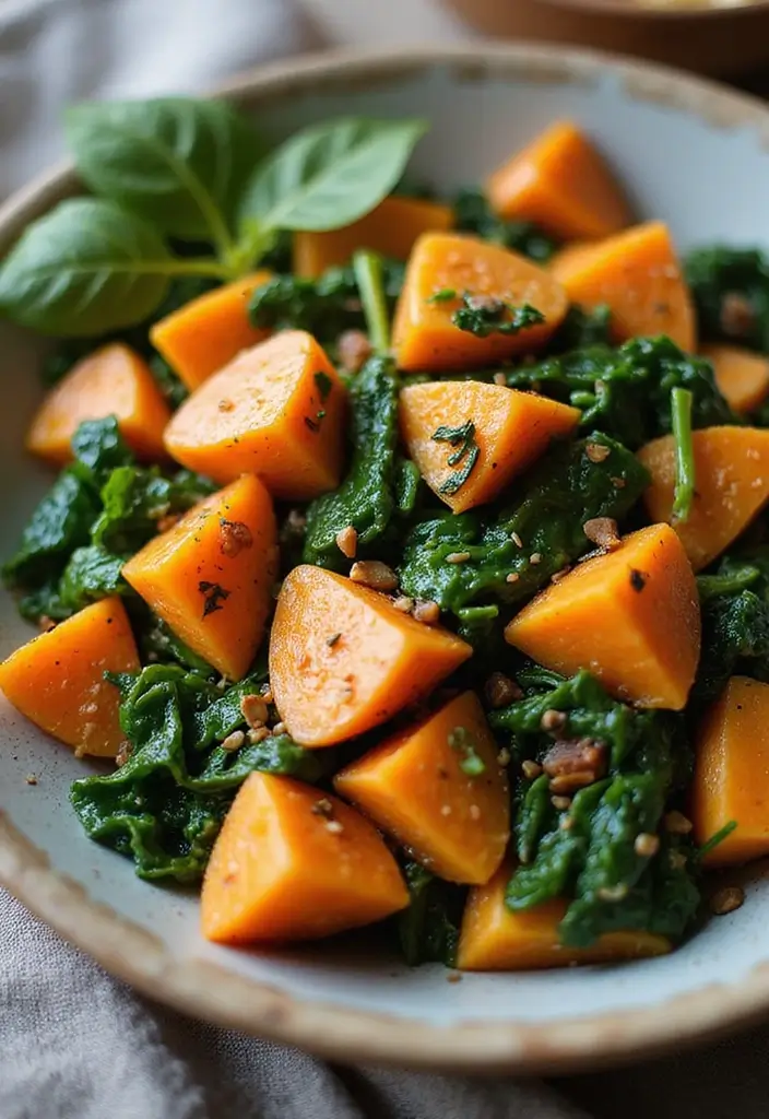 25 Sweet Potato Stir Fry Recipes for a Healthy Twist 116 25 Sweet Potato Stir Fry Recipes for a Healthy Twist - 18. Sweet Potato and Spinach Stir Fry