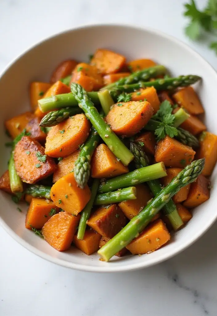 25 Sweet Potato Stir Fry Recipes for a Healthy Twist 130 25 Sweet Potato Stir Fry Recipes for a Healthy Twist - 20. Sweet Potato and Asparagus Stir Fry