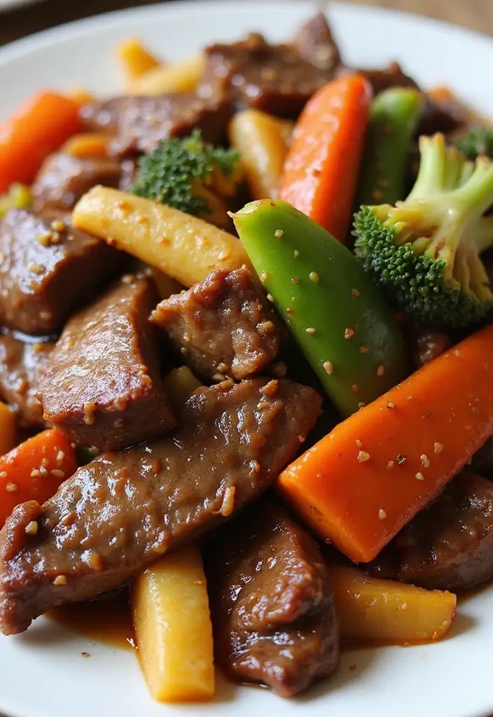 25 Top Round Beef Stir Fry Recipes That Are Tender and Juicy - 4. Teriyaki Beef Stir Fry